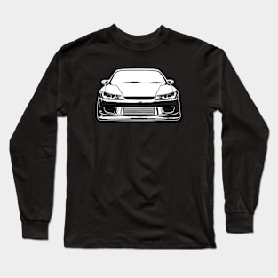 White Nissan Silvia S15 Sketch Art Long Sleeve T-Shirt